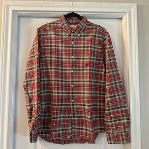 Denim & Supply Ralph Lauren Red and Green Plaid Shirt